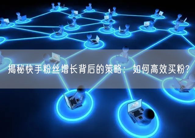 揭秘快手粉丝增长背后的策略：如何高效买粉?